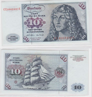 T146726 Banknote 10 DM Deutsche Mark Ro. 270b Schein 2.Jan. 1970 KN CE 4662481 C - 10 DM