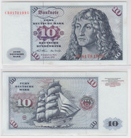 T146727 Banknote 10 DM Deutsche Mark Ro. 270a Schein 2.Jan. 1970 KN CB 8178193 U - 10 DM