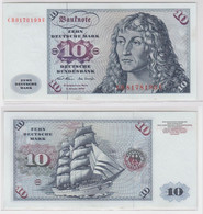 T146727 Banknote 10 DM Deutsche Mark Ro. 270a Schein 2.Jan. 1970 KN CB 8178193 U - 10 Deutsche Mark