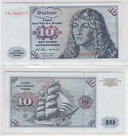 T146748 Banknote 10 DM Deutsche Mark Ro. 270b Schein 2.Jan. 1970 KN CE 1668971 C - 10 Deutsche Mark