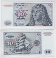 T146749 Banknote 10 DM Deutsche Mark Ro. 270a Schein 2.Jan. 1970 KN CC 6306510 Q - 10 DM