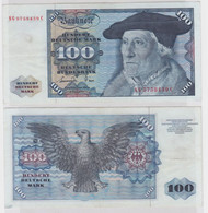 T146753 Banknote 100 DM Deutsche Mark Ro 278a Schein 1.Juni 1977 KN NG 5758439 C - 100 Deutsche Mark