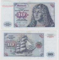 T146852 Banknote 10 DM Deutsche Mark Ro. 270b Schein 2.Jan. 1970 KN CE 1641382 V - 10 Deutsche Mark