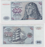 T146928 Banknote 10 DM Deutsche Mark Ro. 270a Schein 2.Jan. 1970 KN CD 6131181 A - 10 DM