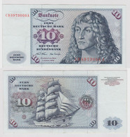 T146953 Banknote 10 DM Deutsche Mark Ro. 270a Schein 2.Jan. 1970 KN CD 8973008 A - 10 Deutsche Mark