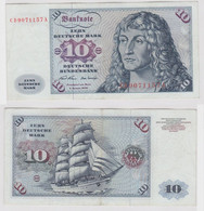 T146999 Banknote 10 DM Deutsche Mark Ro. 270a Schein 2.Jan. 1970 KN CD 9071157 A - 10 Deutsche Mark