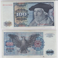 T147235 Banknote 100 DM Deutsche Mark Ro. 273b Schein 2.Jan 1970 KN NE 7367565 G - 100 Deutsche Mark