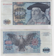 T147257 Banknote 100 DM Deutsche Mark Ro. 273b Schein 2.Jan 1970 KN NE 7808754 Q - 100 Deutsche Mark