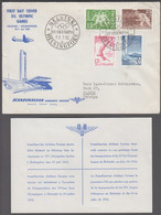 1952. SUOMI FINLAND. Complete Set Olympia 1952 (25+4 Mk Defect) On Official Cover HEL... (Michel 399-402) - JF414740 - Covers & Documents