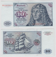 T147276 Banknote 10 DM Deutsche Mark Ro. 275a Schein 1.Juni 1977 KN CG 7267997 J - 10 DM