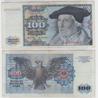 T147279 Banknote 100 DM Deutsche Mark Ro 273a Schein 2.Jan. 1970 KN NA 7550879 P - 100 DM