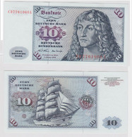 T147489 Banknote 10 DM Deutsche Mark Ro. 270a Schein 2.Jan. 1970 KN CD 7761060 A - 10 Deutsche Mark