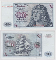 T147504 Banknote 10 DM Deutsche Mark Ro. 270a Schein 2.Jan. 1970 KN CD 8194906 A - 10 Deutsche Mark