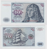 T147581 Banknote 10 DM Deutsche Mark Ro. 270a Schein 2.Jan. 1970 KN CD 8470372 A - 10 Deutsche Mark