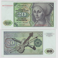 T147871 Banknote 20 DM Deutsche Mark Ro. 271a Schein 2.Jan. 1970 KN GB 7785648 Y - 20 Deutsche Mark