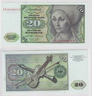 T147880 Banknote 20 DM Deutsche Mark Ro. 271b Schein 2.Jan. 1970 KN GE 2898678 Z - 20 Deutsche Mark