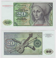 T147939 Banknote 20 DM Deutsche Mark Ro. 271a Schein 2.Jan. 1970 KN GB 0022771 S - 20 DM
