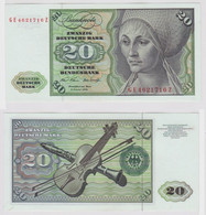 T148103 Banknote 20 DM Deutsche Mark Ro. 271b Schein 2.Jan. 1970 KN GE 4621716 Z - 20 DM
