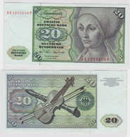 T148134 Banknote 20 DM Deutsche Mark Ro. 271b Schein 2.Jan. 1970 KN GE 1275870 P - 20 Deutsche Mark