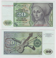 T148138 Banknote 20 DM Deutsche Mark Ro. 271b Schein 2.Jan. 1970 KN GE 9534501 W - 20 DM