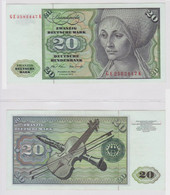 T148174 Banknote 20 DM Deutsche Mark Ro. 271b Schein 2.Jan. 1970 KN GE 2582447 K - 20 DM