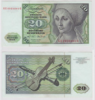 T148254 Banknote 20 DM Deutsche Mark Ro. 271b Schein 2.Jan. 1970 KN GE 2928401 G - 20 Deutsche Mark