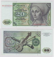 T148485 Banknote 20 DM Deutsche Mark Ro. 271b Schein 2.Jan. 1970 KN GE 4575570 Z - 20 Deutsche Mark