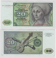 T148575 Banknote 20 DM Deutsche Mark Ro. 271a Schein 2.Jan. 1970 KN GC 7354954 B - 20 DM