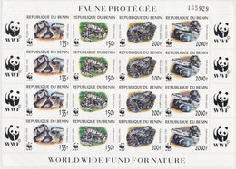 ** 1999 WWF: Pitonfélék Kisív Mi 1159-1162 - Otros & Sin Clasificación