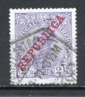 Portugal 1910 Y&T N°168 - Michel N°168 (o) - 2,5r Emmanuel II - Used Stamps