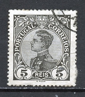 Portugal 1910 Y&T N°155 - Michel N°155 (o) - 5r Emmanuel II - Usati