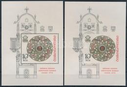 ** 1978 Nemzetközi Bélyegkiállítás Fogazott és Vágott Blokk Mi 35 A + B - Other & Unclassified