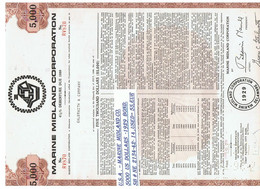 USA- 5000 DOLLARS    MARINE    BOND  ,  BROWN - Etats-Unis