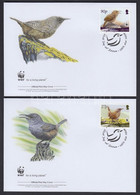 2009 WWF: Madarak Sor 4 Db FDC-n Mi 1078-1081 - Otros & Sin Clasificación