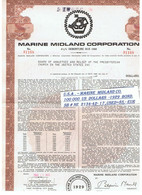U.S.A . – MARINE  MIDLAND CO.  100 000  US  DOLLARS  -1929  BOND. SB # NE  2134-42- 17 ,USED=85,- EUR - Etats-Unis