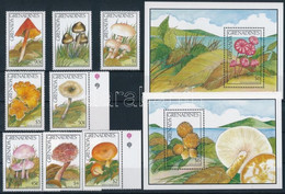 ** 1993 Gomba Sor Mi 1849-1856 + Blokksor Mi 298-299 - Altri & Non Classificati