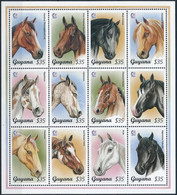 ** 1983 Lovak Kisív, Horses Mini Sheet Mi 5161-5172 - Other & Unclassified