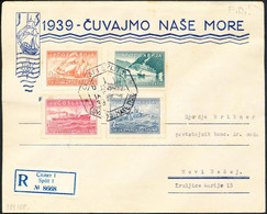 1939 Postakongresszus, Hajók Sor Mi 385-388 FDC-n - Other & Unclassified