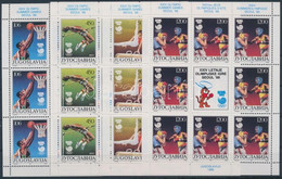 ** 1988 Nyári Olimpia; Szöul Kisívsor, Summer Olympics; Seoul Minisheet Set Mi 2267-2270 - Altri & Non Classificati