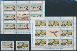 ** 1991 Otto Lilienthal 1. Repülési Kísérletének 100. évfordulója Sor + Kisívsor Mi 2473-2474 - Altri & Non Classificati