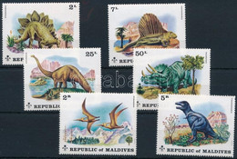 ** 1972 Dinoszaurusz Sor Mi 401-406 A - Andere & Zonder Classificatie