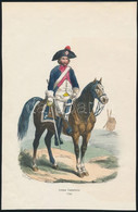 Cca 1840 Hippolyte Bellangé (1800-1866)- Quichon (?-?): Grosse Cavalerie 1795, Kézzel Színezett Fametszet, Papír, 21x13  - Prints & Engravings