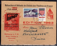 FRANCE FRANCE 1963 Type Coq Préoblitéré Sur Enveloppe Commerciale Des EDITIONS SUARNET EDITION LETTRE LETTERA COVER - Other & Unclassified