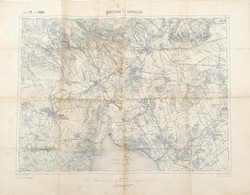 1914 Veszprém és Várpalota Környékének Katonai Térképe, K. U. K. Militärgeographisches Institut, 48×62 Cm - Autres & Non Classés