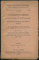 A Fiatalkorúak Bíráiról és A Fiatalkorúak Bűnügyeiben Követendő Eljárásról Szóló Törvényjavaslat. Bp., 1913. Franklin Ma - Unclassified