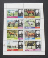 137. DHUFAR 1979 USED STAMP S/S ROWLAND HILL, HORSE  . - Rowland Hill