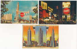 **, * 28 Db MODERN Amerikai Város Képeslap / 28 Modern American (USA) Town-view Postcards - Unclassified