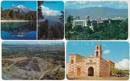 ** 13 Db MODERN Mexikói Város Képeslap / 13 Modern Mexican Town-view Postcards - Unclassified