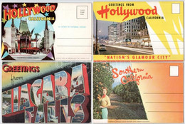 ** 7 Db MODERN Amerikai Város Képeslapfüzet / 7 Modern American (USA) Town-view Postcard Booklets - Ohne Zuordnung