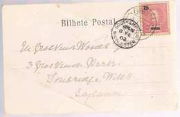 Funchal, 1902, Para Southampton, Ship Letter - Funchal